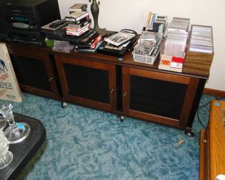 Very nice cabinet, for TV and stereo components, or make it a bar