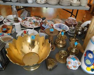 Brass pieces too