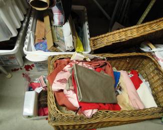 Baskets of fabric