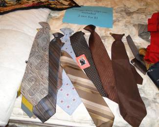 Ties, all vintage