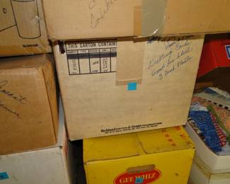 We have boxes, full of greenware and other holiday items too