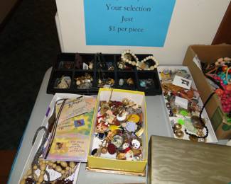 Jewelry, only .50 cents each piece