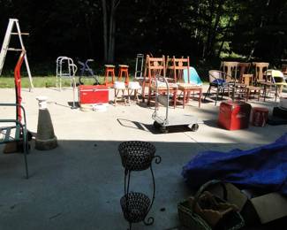 Chairs and more too