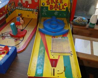 Vintage Skee Ball game