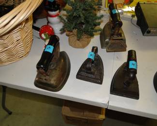 More cast iron irons