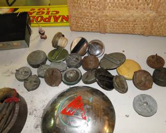 Vintage gas caps, who knew??!!?