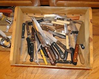 Knives, that's it. Knives