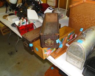 Vintage Singer sewing machine drawers