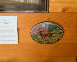 Vintage postcard plaque