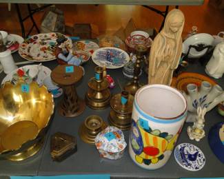 We also have brass and other ceramic times too