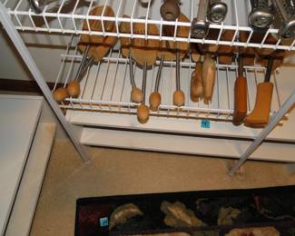 More shoe forms, and pay attention to all those other items that are also for sale