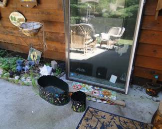 Free window, and some awesome metal planters