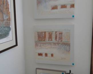 Very nice abstract art piece, a pair if you will