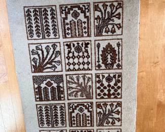 Vintage Bakhitari Persian rug