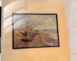 Van Gogh fishing boat art