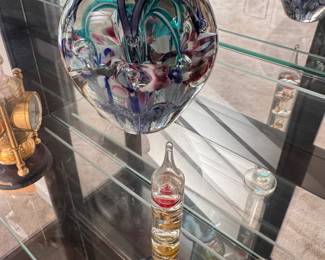 Galileo glass thermometer