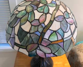 Tiffany style stained glass lamps (we have a PAIR)