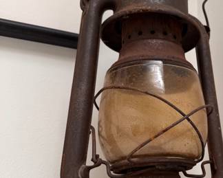 Old rusty lantern