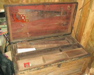 old tool chest