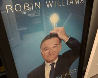 Robin Williams - the crazy ones framed poster 