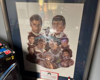 Star Trek The Early Films Jonathan Brown Limited Commemorative Collectors Print