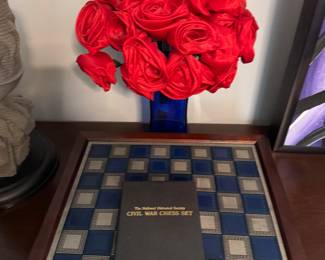 National historic society civil war chess set 