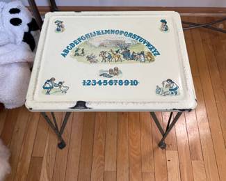 Vintage (approx 1915) school table