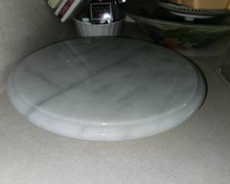 Marble lazy susan