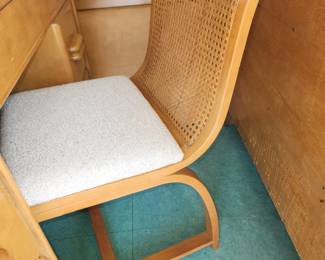 Heywood Wakefield chair (fabric not original)