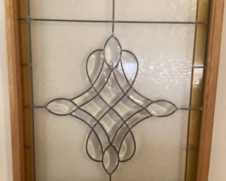 Lead glass window