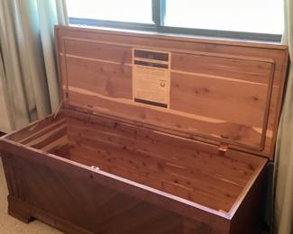 Vintage cedar chest needs some TLC