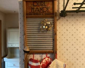 Washboard -crochet potholders
