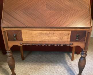 Vintage drop front desk