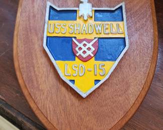 USS SHADOWELL LSD-15 Plaque