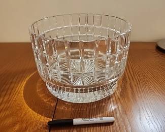 Large crystal bowl