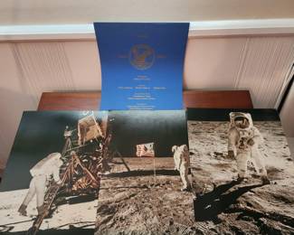 1969 Apollo Eleven set of 3 photos
