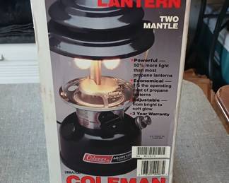 Coleman adjustable lantern