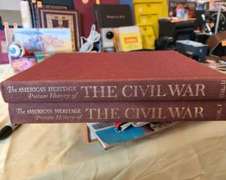 The American Heritage picture history of The Civil War 2 volumes