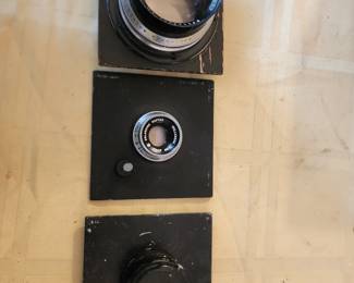 Wollensak 9 1/2 45. Series 11 Velostigmat lens
Wollensak 75 mm /45 enlarging raptar lens
Nikko lens