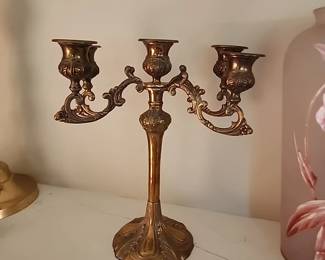 Brass candleobra
