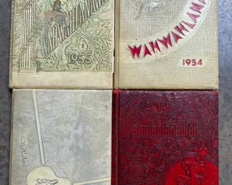 Vintage Wahwahlanawah yearbooks