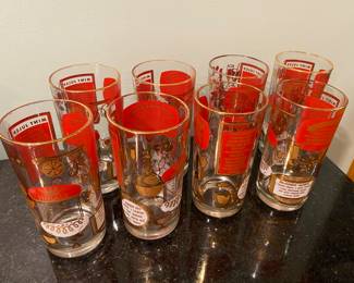 Vintage Recipe cocktail glass set of 8
Jeanette Glass Co.