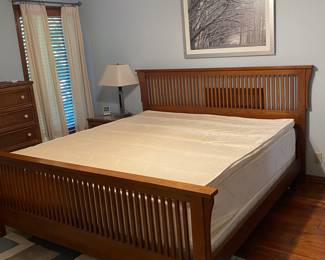 Lg. Mission-style headboard/footboard bed
Bedroom #2