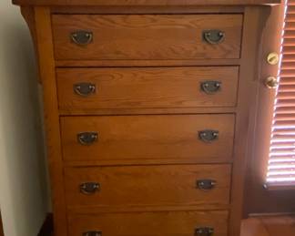 Lg. Five-drawer Mission style dresser by
Master Bedroom