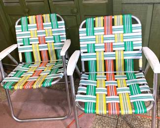 Vintage lawn chairs