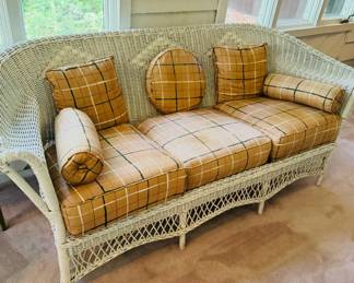 Vintage wicker furniture