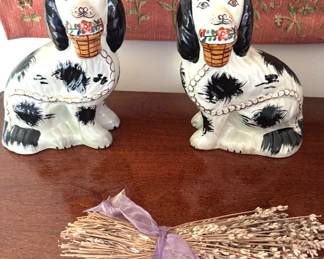 Vintage Staffordshire Dogs