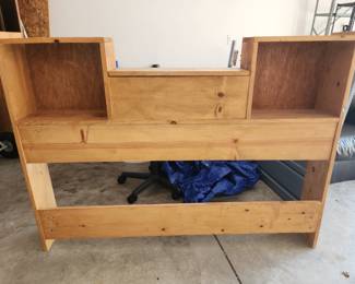 Storage headboard