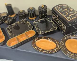 Demdaco Chocolate Berries set 