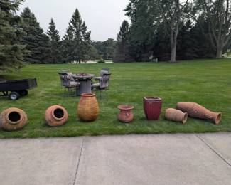 Large floral/planting pots ~ decor